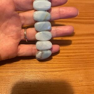 aquamarine stretch bracelet throat- third eye chakra balancing